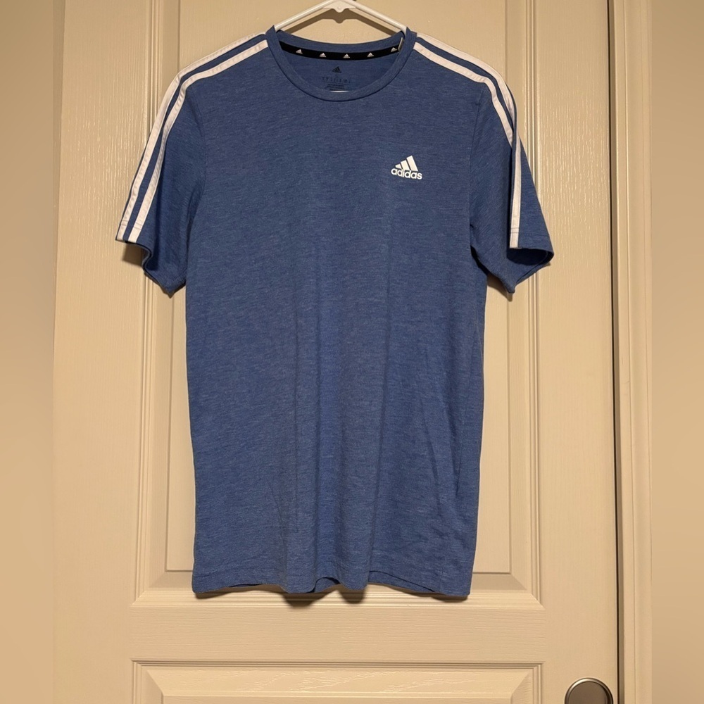 Adidas Blue Athletic Shirt Men’s Size Small